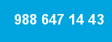 988 647 14 43 988 647 14 43